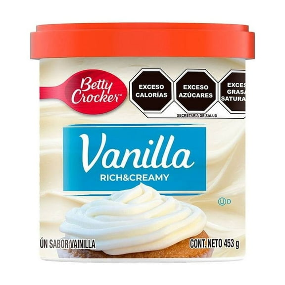 Betún Betty Crocker rich & creamy sabor vainilla 453 g