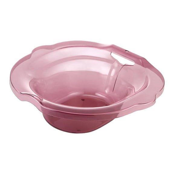 Sitz Bath for Toilet Seat Sitz Bath Soaking Tub with Water Guide Tank Deeper Bowl Squat Free for Women Wider Seating Area  Red