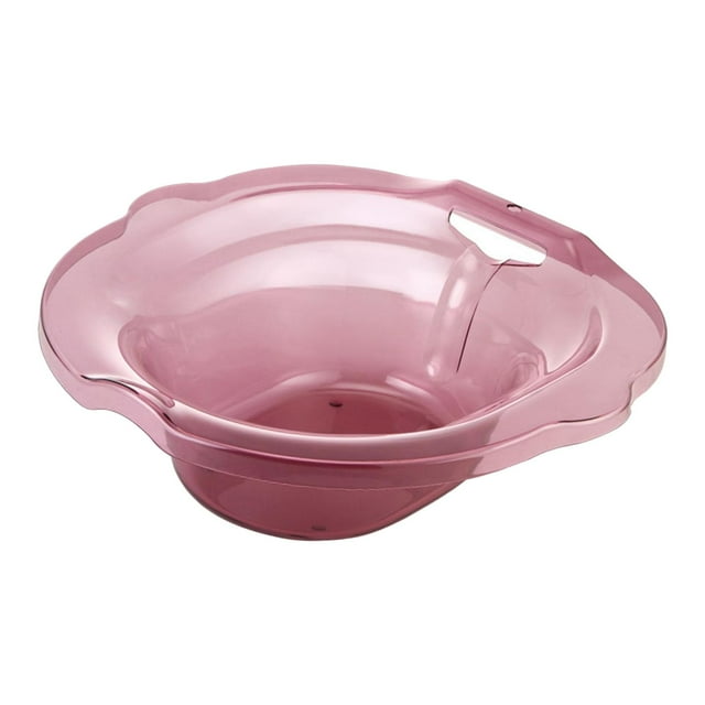 lionlar Sitz Bath for Toilet Seat Fits Universal Toilet Wider Seating Area Anti Overflow Red