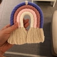 thumbnail image 4 of 6 Decoración bohemia macramé arcoíris colgante de pared para bebés, niñas, niños, habitaciones infantiles, regalo, 4 of 5