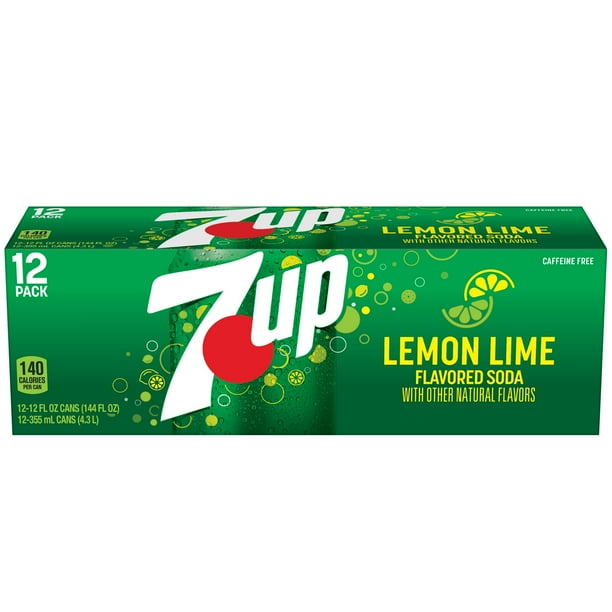 7UP Caffeine-Free 12pk - Soda box display for retail - Walmart