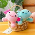 thumbnail image 4 of Hot Sale Cuddly Colorful Crawling Salamander Plush Toys Cartoon Smile Axolotl Doll For Children Lovely Home Decor Nice Companion, 4 of 8