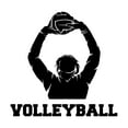 thumbnail image 3 of Sports Wall Decals for Boys Bedroom - A Happy Volleyball Player Winner DIY & Creativity Boy Girl Bedroom Wall Sticker - Size: 20 In x 20 In, 3 of 5