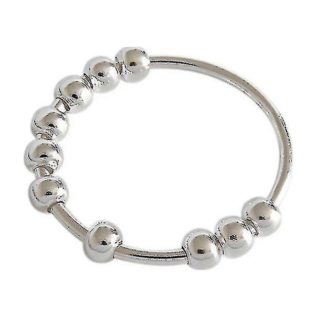 Spinner Fidget Beads Anillos Para La Ansiedad Preocupación Anillos De La Paz Joyería Del Día De San Valentín De Las Mujeres, S