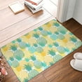 thumbnail image 5 of Balery Pineapples1 Doormat, Durable Flannel Fabric, Waterproof Stain and Fade Resistant, Low Profile,Indoor Outdoor Door Mats, Easy Clean Patio Entrance Mat, 16x24in, 5 of 9