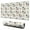 Beige Cow Flower, variant on Long Mouse Pads for Desk,White Cow Head Pattern Desk Mats on Top Of Desks, Desk Mouse Pad Extra Large with 3mm Non-Slip Base and Stitched Edge for Gaming,Office,Work,Home 31.5"x11.8"
