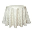 thumbnail image 1 of Melrose International 65354DS 96 in. Polyester Poinsettia Table Cloth, Ivory, 1 of 1