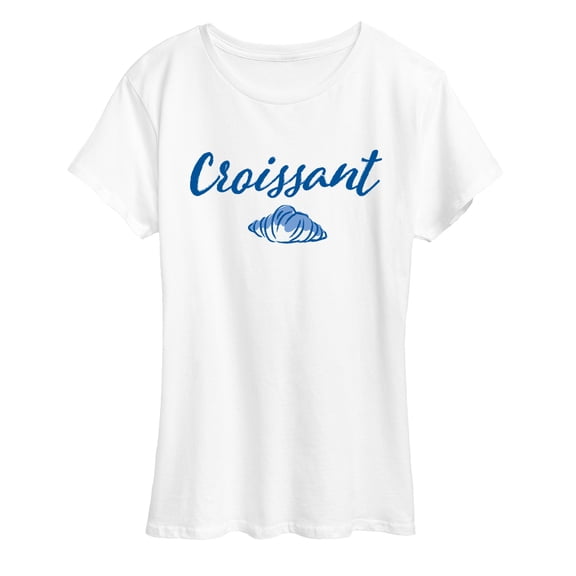 Instant Message - Croissant - Women's Short Sleeve Graphic T-Shirt
