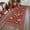 Red, variant on Christmas Tree Santa Claus Runners for Hallways, Kitchen, Rugs Non Slip Washable Entryway Carpet Runner for Bathroom Bedside Holiday Decor, 20x63in