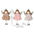 thumbnail image 3 of EUDIDV Holiday Hanging Decor Christmas Decorations Angel Set Pendant Doll Small Pendant Cute Three-piece Set Xmas Decorative Hangings, 3 of 7