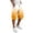 Orange2@GC@, variant on CONZONE Mens Cargo Shorts Gradient Color Straight Leg Cargo Shorts for Men Lightweight Relaxed Fit Outdoor Workout Shorts With Pockets