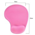 thumbnail image 3 of Ergonomic Mouse Pad With Wrist Rest Support, Gel Wrist Rest Mouse Mat,pain Relief Mousepad For Office Home Desktop Computer Pc Laptops Pink, 3 of 3