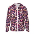 thumbnail image 1 of Balery music Skull record Guitar Sudadera ligera de manga larga con capucha y protección solar UPF 50+ para hombre y mujer, ideal para pesca y running-Medium, 1 of 7