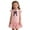 Pink, variant on Ticikt Girls Ruffle Sleeve Summer Dress Kids Casual Pleated School Uniform Polo Dresses,Color:Purple,Size:3-4 Years