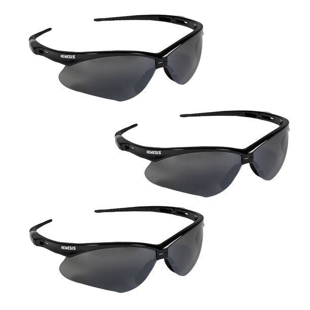 KLEENGUARD V30 25688 Nemesis Safety Glasses 3000356 (3 Pair) (Black ...