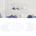 thumbnail image 4 of Background Decal, Acrylic Mirror Wall Sticker Sun Half Moon Shape  for Kitchen for Bathroom for Living Room Silver, 4 of 8