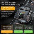 thumbnail image 5 of compatible T02 PD 24W Bluetooth Car Charger MP3 Player Multifunction Car Charger Adapter with 2USB,Type-C Ports_Perfect Gift, 5 of 5