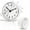 White, variant on Betus Waterproof Bathroom Shower Clock with Large Suction Cup Battery Operated Wall Clock (White)
