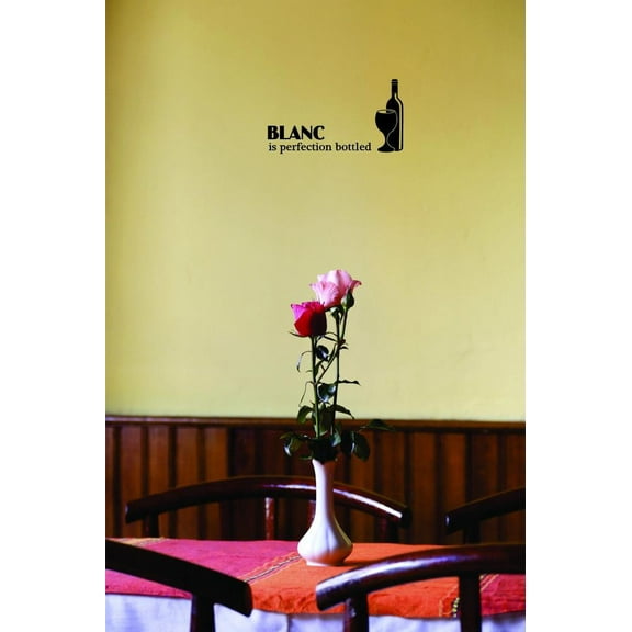 Wall Design Pieces Blsnc Is Perfection Bottled 14 X28"