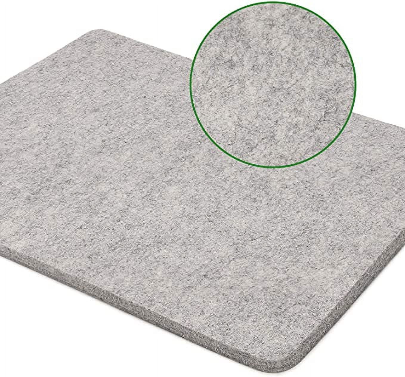 17''x13.5'' Wool Pressing Mat for Quilting, 100% Wool from New Zealand,  Portable Felted Wool Ironing Mat with a Silicon Iron Rest Pad 