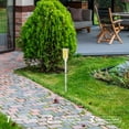 thumbnail image 2 of Luz de advertencia solar: Lámpara de estaca para caminos exteriores - Luz solar - Lámpara de inserción para césped, patio, jardín o terraza, 2 of 8