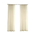 thumbnail image 6 of BalsaCircle 10 feet x 10 feet Sheer Voile Backdrop Drapes Curtains 2 Panels 5x10 feet Wedding Party Natural, 6 of 8