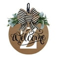 thumbnail image 1 of Xihbxyly Placa para Corona de Puerta Principal, Decoración para Todo El Año, Estilo de Temporada, Señal de Bendición Familiar, Lista para Regalar, Tamaño 30 X 30 Cm, 1 of 2