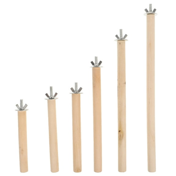 Bird Perches For Cage 6pcs Parrot Stands Parakeet Wooden Perch Bird Stands Parrot Grinding Claw Sticks