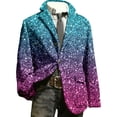 thumbnail image 4 of oqasdz Blazer for Men Corduroy for Textured Sport with Modern Fit and Comfortable Comfort Loose Fit Sport Coat Daily Formal Outdoor Activities, 4 of 4
