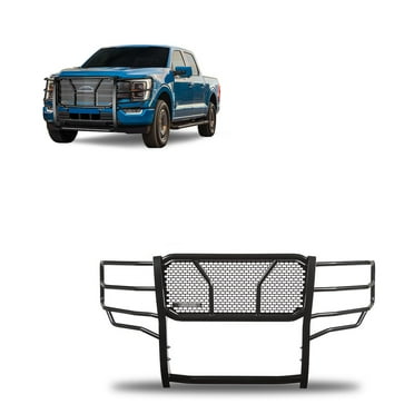 Black Horse RUFOF116B Rugged Series Modular Design Black Grille Guard for 2021-2022 Ford F-150