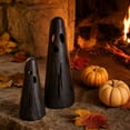 thumbnail image 5 of 2PCS Halloween Ghost Decorations Metal Candle Holder Tealight Holder Hollow up Decorative Candle Lanterns Farmhouse Tabletop Centerpieces Home Decor Mantel Shelf Displays(8"+12"), 5 of 7