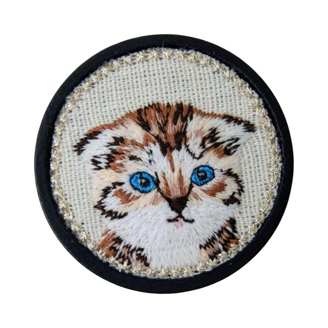 HILABEE Needle Minder Cute Needle Holder Pin Keeper for Sewing Needlework Embroidery cat a