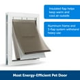 PetSafe Extreme Weather Aluminum Pet Door for Dogs and Cats, Medium