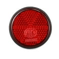 thumbnail image 5 of Unique Bargains Front Lower Fork Reflector Sticker Rear Saddlebag Reflective Cover Kit Round Red with Screw 2 Pcs, 5 of 7