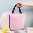 thumbnail image 2 of Miyuadkai Pink Portable Lunch Bag, Lunch Bag for Men&Women Insulated Lunch Box Large Lunch Tote Bag Reusable Adult Lunch Bags, Lunch Bag*1, 2 of 9