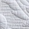 Better Homes & Gardens Paisley Medallion Cotton Quilt , Full/Queen, White, Scalloped Bedding