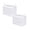 B 2PCS, variant on 1PCS Clear Book Storage Containers with Lids Durable Comic Book Protector & Media Organizer Collapsible Storage Bag with Zipper for Books Supplies