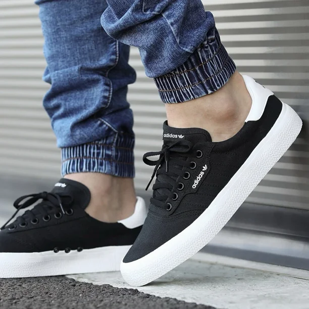 Ad-id-as 3MC Men’s Athletic Shoe Black Sneaker Skateboard Trainers Footwear #706