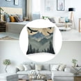 thumbnail image 5 of nygtbtfer Set of 2 with and Pine Trees Country Rustic Nature Gray Velvet Soft Washable Couch Living Room Square Cushion White, 5 of 7