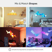 Nanoleaf Shapes Triangles Expansion Pack - Smart LED Wall Light Panels - 3pk