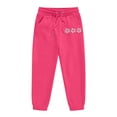 thumbnail image 5 of NIEWTR 5-6 Years Cute Toddler Baby Girls Clothes Set,Long Sleeve T-Shirt +Pants Outfit 0 6 12 18 24 Months 2T 3T 4T 2 PC Playwear Set A190-Hot Pink, 5 of 6