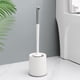 thumbnail image 1 of Fiudx Juego de Escobilla de Baño, Diseño Moderno Blanco, Base de Almacenamiento Compacta y Práctica, Cerdas de Limpieza Profunda de 360°, Esencial para El Baño, Fácil de Instalar, Tamaño 13 X 13 X 47, 1 of 6