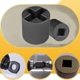 thumbnail image 5 of Universal Jack Socket Adapter for Hand Drill, Heavy-Duty Socket Converter for Scissor Car Jack, Rust-Resistant Steel, Easy Tire Change Tool with a 1/2 in Socket Adapter Bit (3PCS), 5 of 9