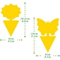 thumbnail image 6 of 30 Pack Fruit Fly Traps Fungus Gnat Traps Yellow Sticky Bug Traps Non-Toxic and Odorless for Indoor Outdoor Use Protect The Plant, 6 of 7