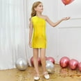 thumbnail image 2 of GJSYRH Girls Sequin Dress Bodycon Party Dresses Sleeveless Sparkly Dance Dress for Birthday Gold 7-8Years, 2 of 4