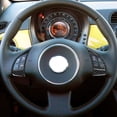 thumbnail image 4 of Carbon Fiber Interior Steering Wheel Button Cover Trim For Fiat 500 2012-2015, 4 of 11