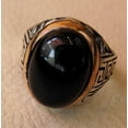 thumbnail image 3 of Black Onyx Mans Ring, Natural Black Onyx, December Birthstone, Silver Jewelry, 925 Silver Ring, Birthday Gift, Heavy Mens Ring, Arabic Design, Ottoman Style Ring, Christmas, Turkey Mens Signet Ring, 3 of 6
