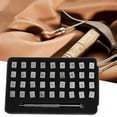 thumbnail image 4 of 36Pcs Metal Punch 3mm Alphabet Leather Printing Carving Marking Craft Tool, 4 of 14