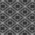 thumbnail image 1 of Ahgly Company Machine Washable Indoor Square Transitional Gray Area Rugs, 4' Square, 1 of 7