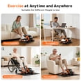 thumbnail image 5 of MaxAngel Under Desk Elliptical Machine - Quiet Portable Pedal Exerciser, LCD Display, Remote, 5 of 10
